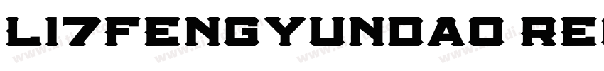 L17fengyundao Regula字体转换 L17fengyundao Regula字体转换